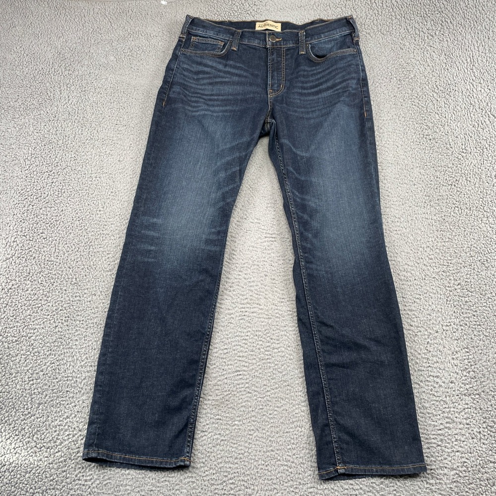 Silver Jeans Co Mens 36x34 Blue The Athletic Authentic Fit Tapered Leg Denim